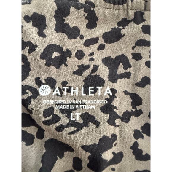 Athleta Women's Leopard Print Elation Ultra High Rise Tight Leggings Size Large - Picture 4 of 6